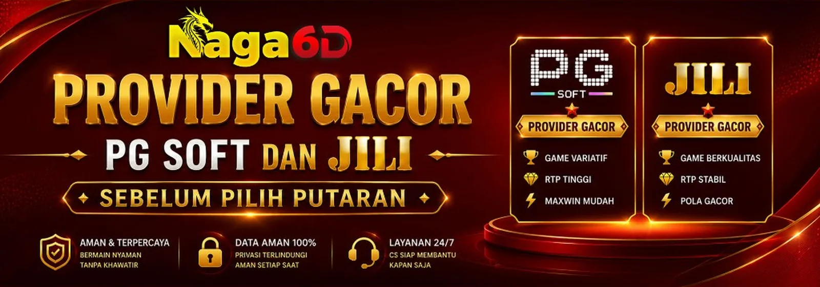NAGA6D provider gacor PG Soft dan Jili sebelum pilih putaran