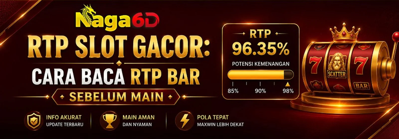 NAGA6D RTP slot gacor cara baca RTP bar sebelum main